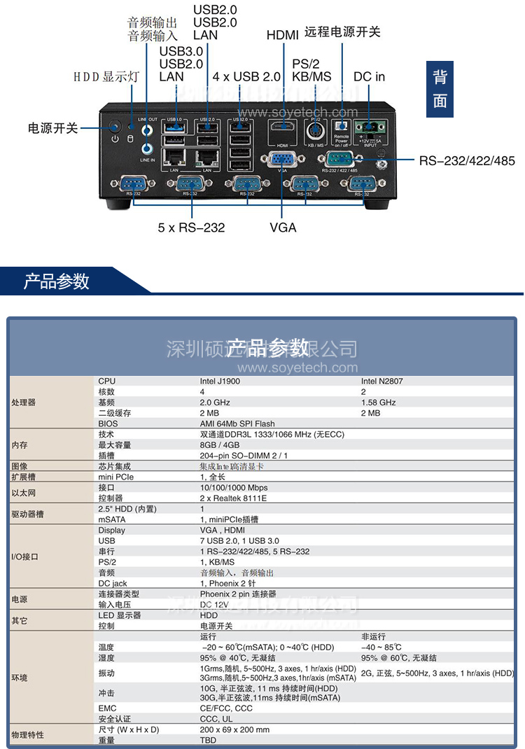 全新研華原裝機(jī) AIMC-2000 雙顯 前置I/O無(wú)風(fēng)扇微型計(jì)算機(jī)