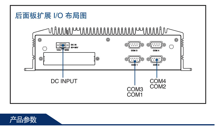 全新研華 無風(fēng)扇嵌入式工控機 豐富IO ARK-2000系列 ARK-2121L