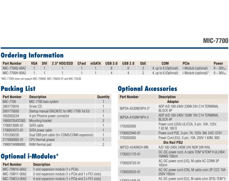 研華MIC-7700 Intel? 第六代/第七代 Core i 臺(tái)式機(jī)處理器緊湊型無風(fēng)扇系統(tǒng)