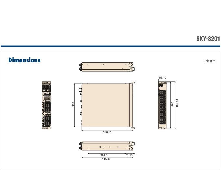 研華SKY-8201 基于Intel ?Xeon?Scalable系列處理器 高性能緊湊型2U電信級服務(wù)器