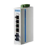 研華EKI-5525SI-ST 1光4電百兆ProView(組態(tài))系列工業(yè)以太網(wǎng)交換機(jī)（包含單模/多模、SC/ST接口）