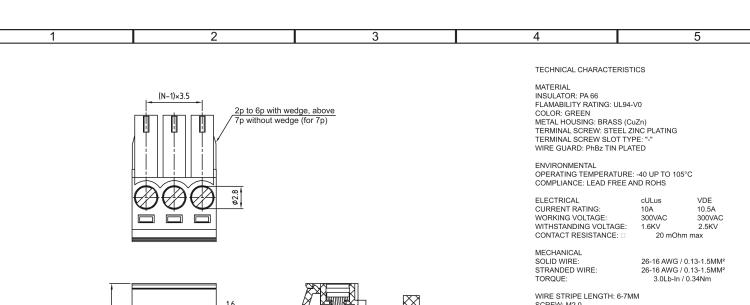 研華BB-CON-CR4P-TB 4-pin Terminal block without screws, SmartFlex