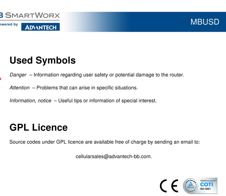 研華BB-B-XC-MBUSD Expansion board for v2 routers - MBUS