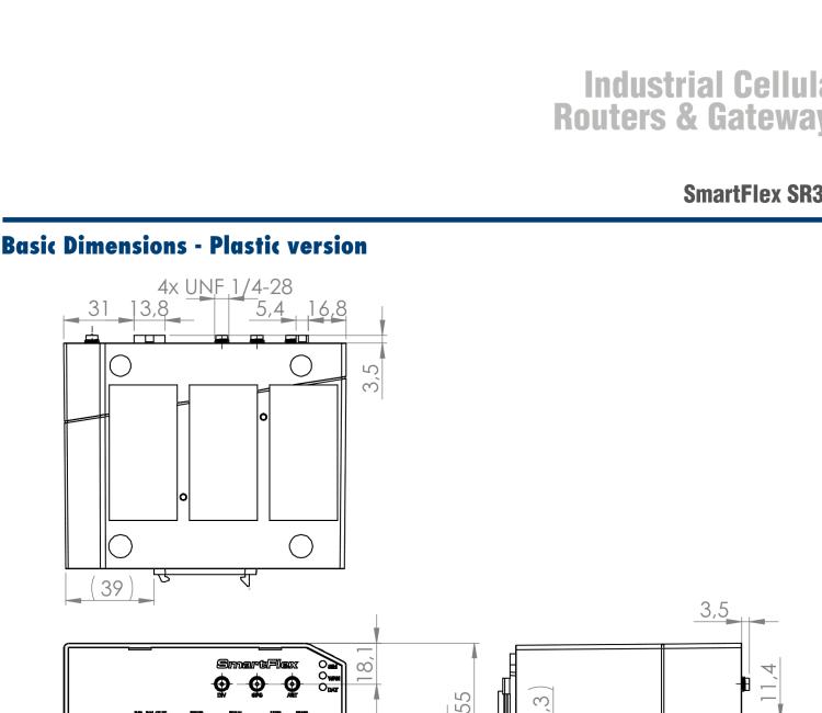 研華BB-SR31000115 SmartFlex, Global, 5x ETH, Plastic, ACC Int.