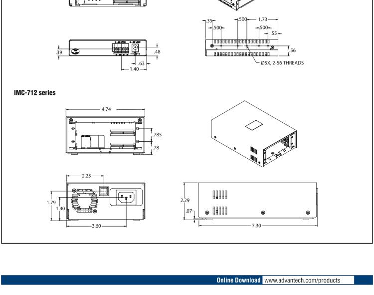 研華IMC-716-DC Managed Modular 6-slot Media Converter Chassis, DC Power (also known as MediaChassis 850-10953-DC)