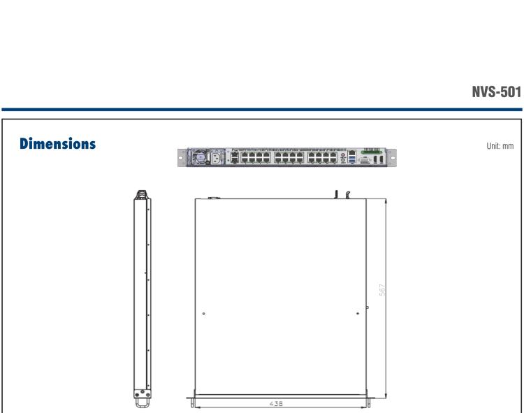 研華NVS-501 High Performance Video Recorder with PoE++Switch