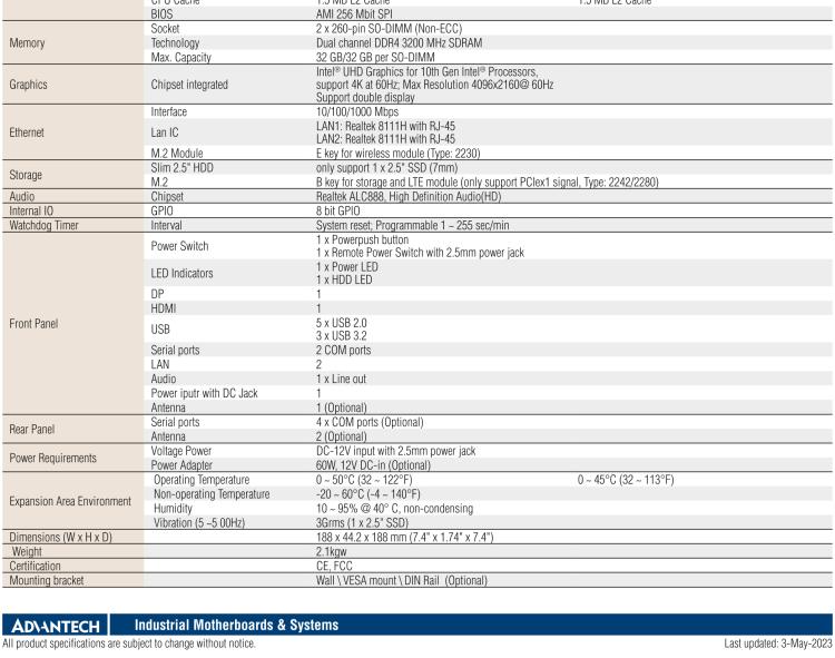 研華EPC-T4218 適配Intel 第8代 賽揚(yáng)/凌動(dòng)系列處理器。1U超薄高度，無風(fēng)扇系統(tǒng)，性能強(qiáng)勁，性價(jià)比高。