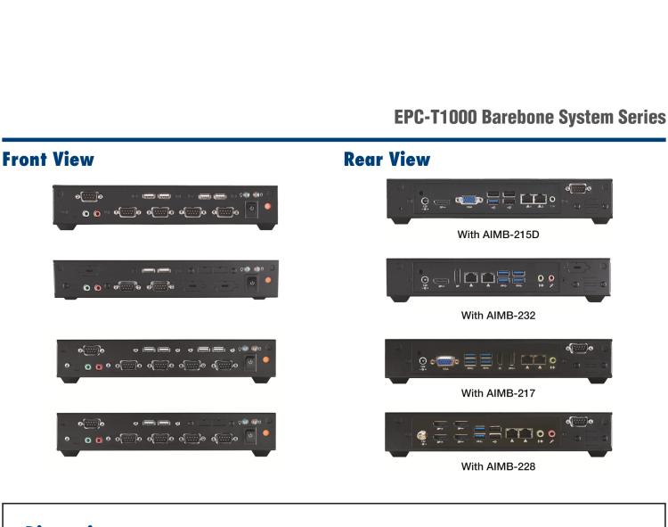 研華EPC-T1217 板載Intel? 奔騰 4核 N4200 處理器。支持雙重顯示，無風(fēng)扇設(shè)計，1U超薄高度，支持上架。