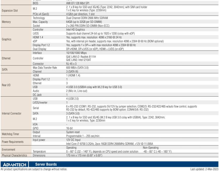 研華AIMB-286 Intel? 第8/9代 Core? i 系列處理器，搭載Intel H310芯片組。超薄設(shè)計，結(jié)構(gòu)緊湊。