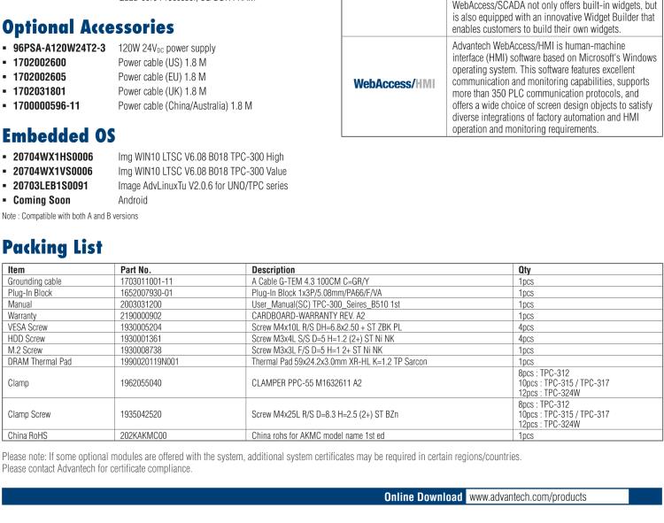 研華TPC-315 15英寸XGA TFT LED LCD觸摸屏電腦，搭載第八代Intel?Core? i3/ i5/ i7處理器，內(nèi)置8G DDR4 RAM