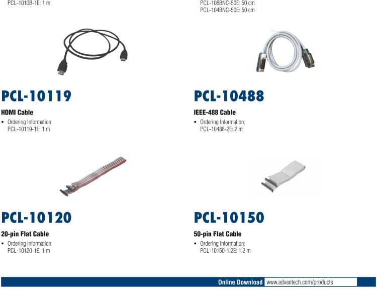 研華PCL-10168 2m SCSI-68屏蔽線纜