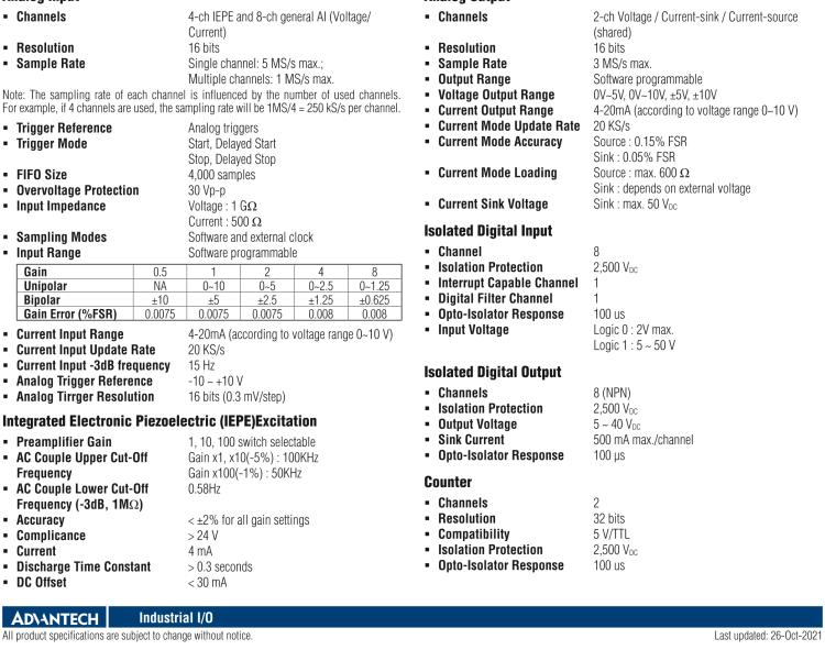 研華MIC-1816R 帶有ARM Cortex?-A9 i.MX6 1GHz的16位，1MS/s DAQ平臺(tái)