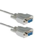 研華BB-232NM9FF3 RS-232 Serial Null Modem Cable, DB9F/DB9F, 0.9 m (3 ft)